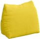 vidaXL Coussin de dossier Jaune clair 45 x 35 x 20 cm Tissu