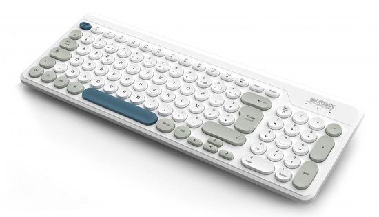 Urban Factory OWC25UF Toetsenbord Universeel RF Draadloos AZERTY Frans Wit, Grijs, Donkerblauw