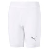 Puma LIGA Baselayer Short Kinderen - Sportbroeken - Wit - Unisex - Maat 140