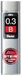 Pentel C273-BO Ain steen fijne vulling, lijndikte 0,3 mm, hardheid B, 15 vullingen per doos
