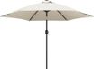 Syfax Parasol met stalen paal 3 m zandwit