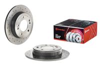Brembo Xtra 08.C172.2X Remschijf, geperforeerd, achter, 2 stuks