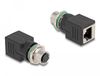 DeLOCK 60062 M12 RJ-45 Adaptateur Noir