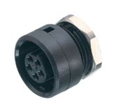 Binder 09-9478-00-07 Connecteur femelle à baïonnette Soudure IP40 125V 1A Polyamide Or