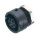 Binder 09-9478-00-07 Connecteur femelle à baïonnette Soudure IP40 125V 1A Polyamide Or