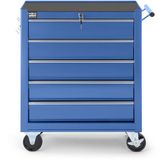 Merkloos / Sans marque HBM 5 Laden Gereedschapswagen Blauw