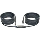 Tripp Lite USB 3.0 SuperSpeed A mannelijk/B mannelijke actieve repeaterkabel, 7,62 m (U328-025)