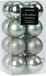 Koopman International Christmas Decoration boules de Noël 24x -3cm-plastique -vert menthe