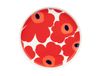 Marimekko Assiette Unikko Ø20 cm Blanc-rouge-bleu