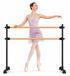 StarTech Balletstok - Vrijstaande trainingsstok - 1,2 meter - Hoogte verstelbaar - Antislipvoeten - Geschikt voor ballet, stretching en training