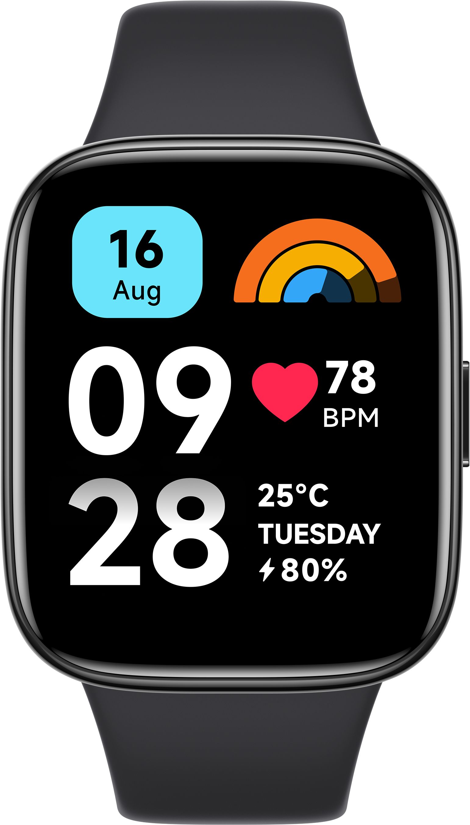 Xiaomi Redmi Watch 3 Active - Smartwatch - 1.83" - Black