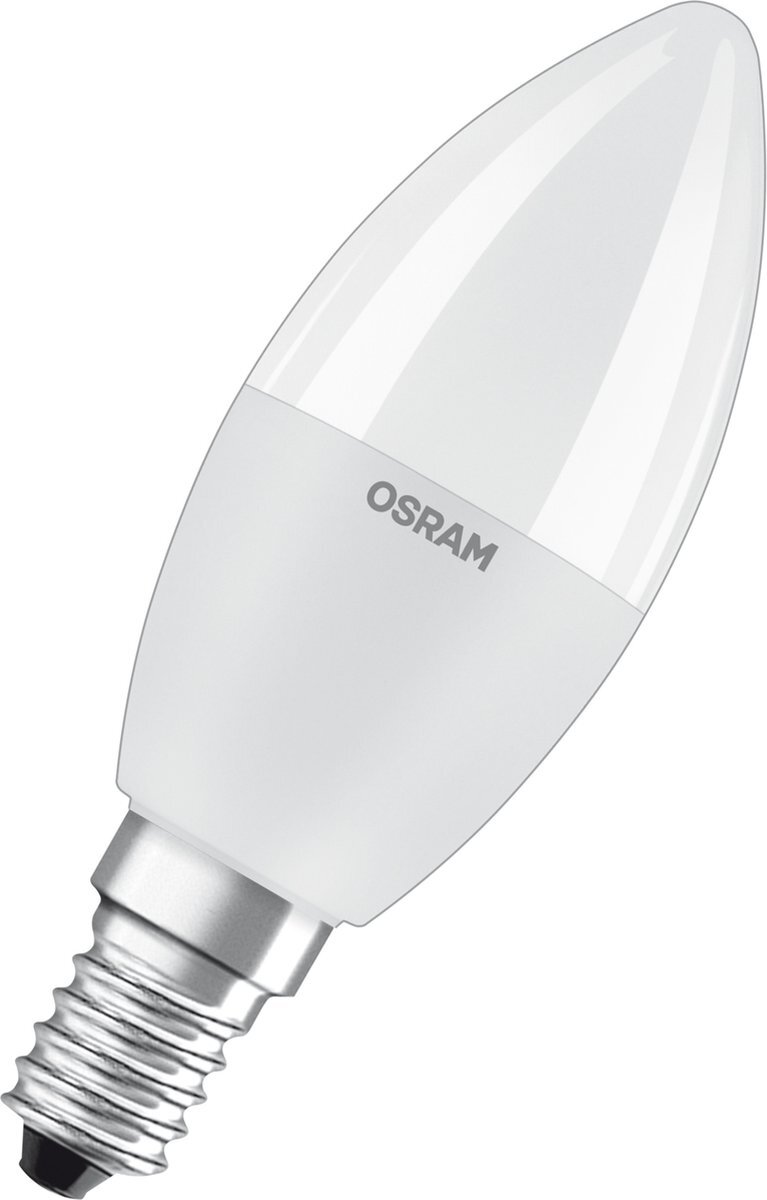 Osram OSRAM LED lamp, Voet: E14, Warm Wit, 2700 K, 4,90 W, vervanging voor 40 W gloeilamp, frosted, LED Retrofit RGBW lampen met afstandsbediening Set van 2