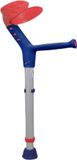 Stok Queralto Igueldo - Kruk voor kinderen - Verstelbaar - Aluminium - Rood en blauw
