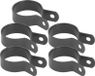 Strend Pro Paalklem METALTEC, 48 mm, anthracite, RAL7016, pour poteau rond, emballage de 5 pièces