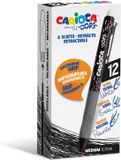 3521 Carioca Pen Carioca Oops Zwart 0,7 mm (12 Stuks)