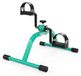 Mini-hometrainer - Pédalier pour bras et jambes - Vélo léger et portable - Résistance réglable - Pour la maison et le bureau