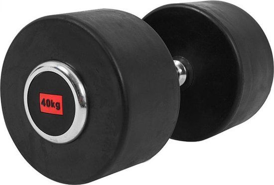 Gorilla Sports Dumbbell - 40 kg - Cast Iron (Rubber Coating)
