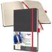 Sigel Conceptum weekagenda - A5 - 2025 (NL/FR/EN/DU) - grijs - rood elastiek - hardcover