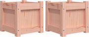 vidaXL Jardinière 2 pièces bois douglas massif