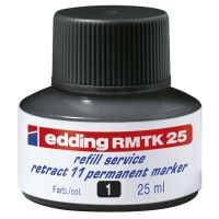Edding RMTK 25 navulinkt zwart 25 ml