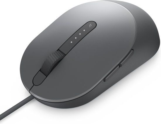 DELL MS3220 - Laser Mouse - 3200 DPI - Ambidextrous - Grey/Silver