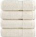 vidaXL Gastendoekjes SOLUND 4 stuks 600 g/m² 30x50 cm Crèmekleurig