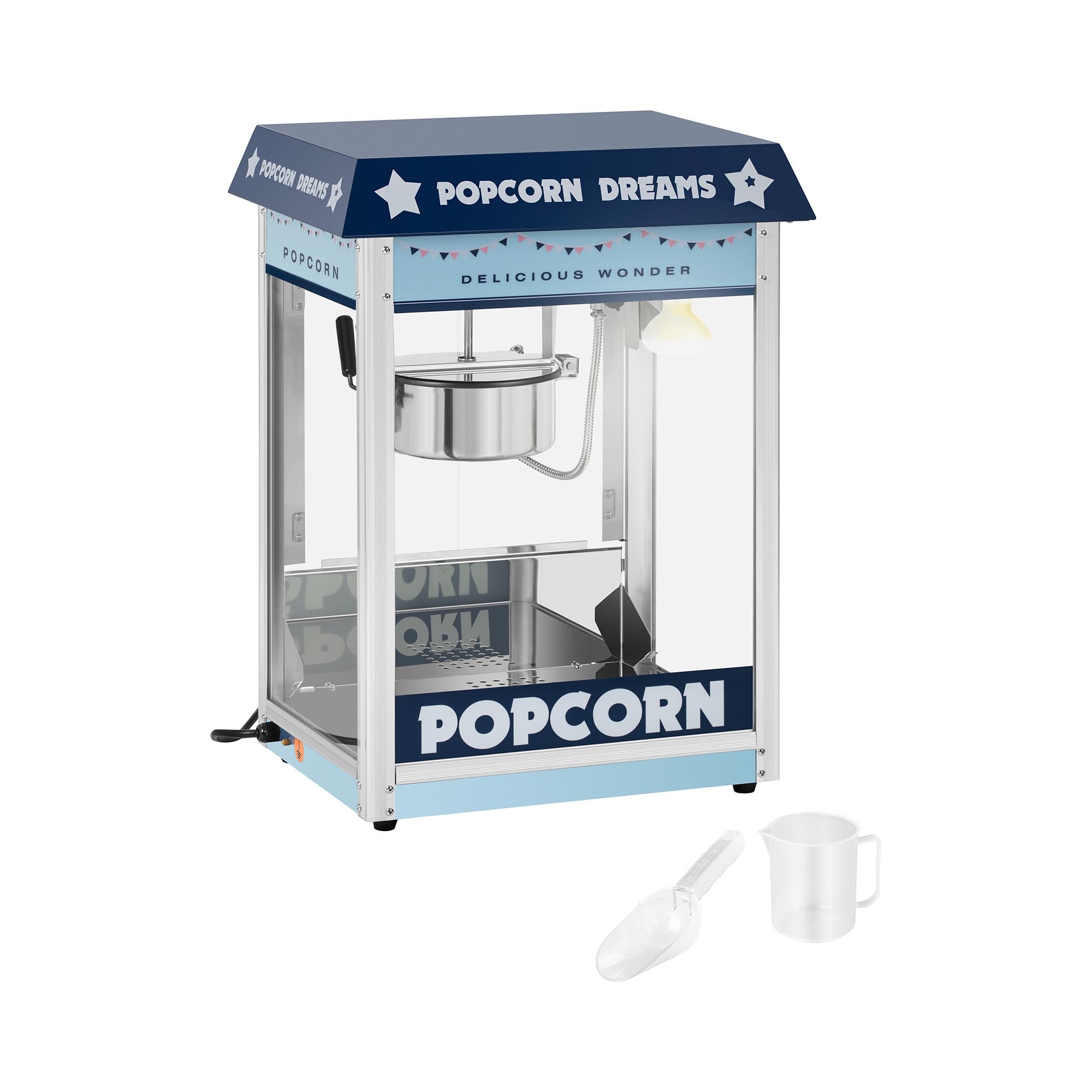 Royal Catering Popcornmachine - blauw