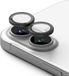 Ringke Frame Glass - Camera Protector Geschikt voor Apple iPhone 16 / 16 Plus - Case Friendly - Tempered Glass voor Camera Lens Zwart - 2-Pack