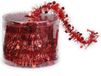 Inge-glas Inge's Christmas Decor Gmbh Kerstslinger - rood - folie lametta - 3,5 cm x 700 cm