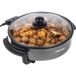 Bestron Poêle à snacks électrique - AHP1200TGKL - Ø30 cm - 1500W - Température maximale 240°C - Noir