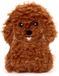 Puckator Coussin chauffant chien doodle warmie 19x12 cm - coussin micro-ondable - heatpack / coussin chauffant chien