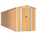 VidaXL Tuinschuur 689x223 cm Staal Bruin