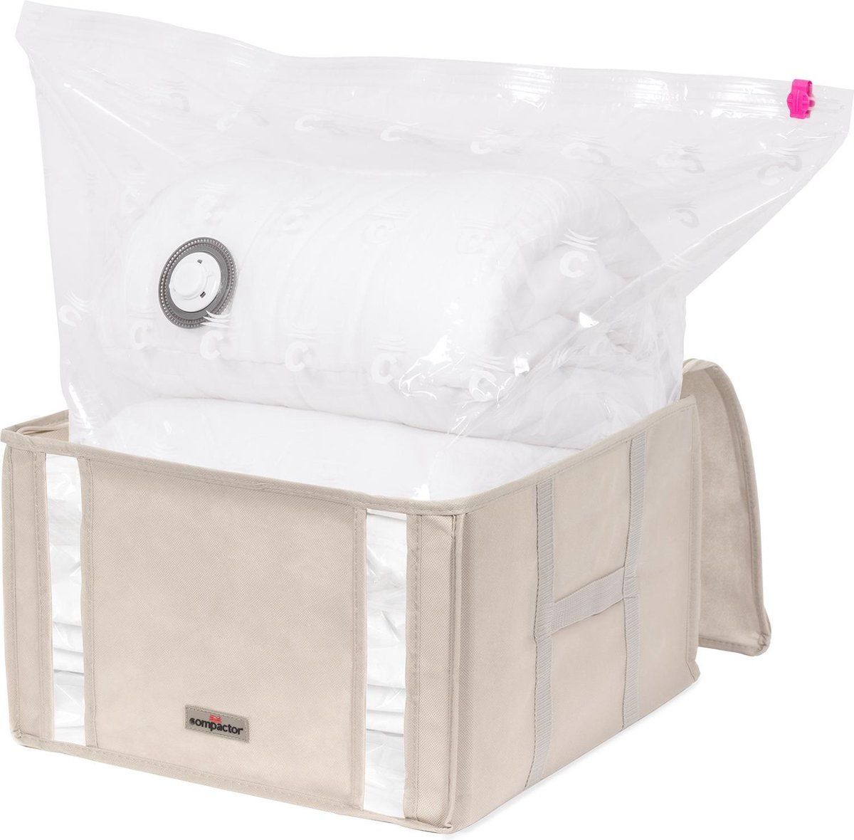 Compactor Life 2.0 Vacuüm Opbergtas - Medium - Beige