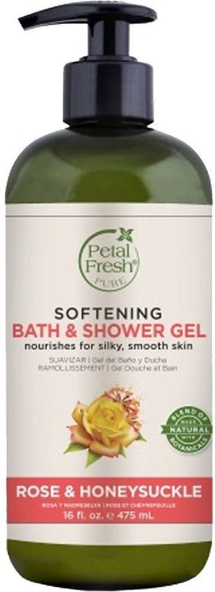 PETAL FRESH - Rose & Honeysuckle Bath & Shower Gel - 475ml