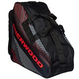 Sherwood Schaatstas, inlinertas voor volwassenen en kinderen, ijshockey-tas, ideaal voor rolschaatsen en schaatsen (Redline)