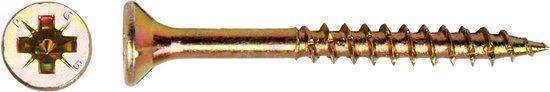 pgb-Europe PGB-FASTENERS Spaanplaatschroef VZK-Z Ø 4,50x45 ZnGeel | 500 st