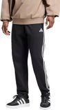 Adidas Sportswear Essentials 3-Stripes Sweaterstof Tapered Cuffed Broek - Heren - Zwart