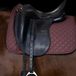 Imperial Riding Kligbeugelriem IRH Monoleaf met nylon kern, lederen stijgbeugelriem voor mono-bladzadels, zwart, 70 cm