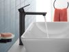 Duravit D-Code ééngreeps wastafelmengkraan XL, Zwart mat