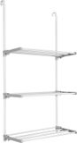 Azomor® Porte et mur pliable pour sèche-linge avec espace de séchage supplémentaire - Blanc et Gris