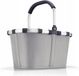 Reisenthel Carrybag panier de courses - 22L - Herringbone Grey gris clair