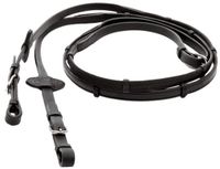 Kavalkade Softgrip Teugels voor paarden Cob Zwart/Bruin Leer/Rubber