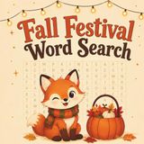 Fall Festival Word Search: Cozy Autumn Harvest Puzzles Featuring Pumpkins, Hayrides, Orchards, Bonfires, Seasonal Traditions & Large Print Fun