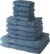 TODAY Set van 4 badhanddoeken 30 x 50 cm + 4 badhanddoeken 50 x 90 cm + 2 badlakens 70 x 130 cm 100% katoen - Pauw
