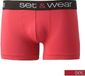 Set Robbe Textiel Heren Microfiber Boxershort / Hipster 18453 - Rood / M