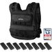 DH FitLife Gilet lesté réglable 10 KG/20 KG