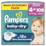Pampers Baby-Dry Maat 4+ Maandbox 108 Luiers
