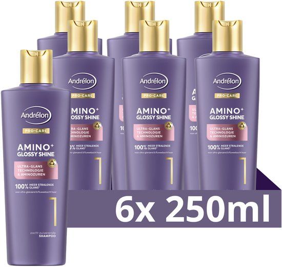 Andrélon Andrelon PRO CARE Amino+ Glossy Shine Shampoo 250ml
