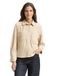 Tom Tailor - Losvallende corduroy blouse - Maat 36 - sand stone beige