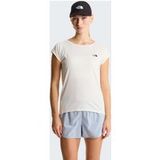 The North Face Tanken Hardloopshirt Dames - crème, Maat S
